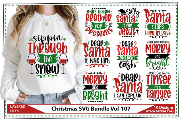 Christmas SVG Bundle Vol-107 SVG shah alam 