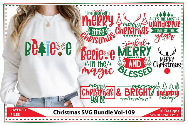 Christmas SVG Bundle Vol-109 SVG shah alam 