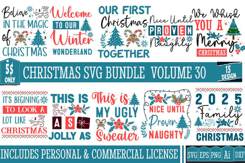 Christmas svg bundle,Christmas bundle,Christmas sublimation Bundle,Christmas sign bundle,Christmas Porch Bundle,Christmas t-Shirt Design bundle SVG BlackCatsMedia 
