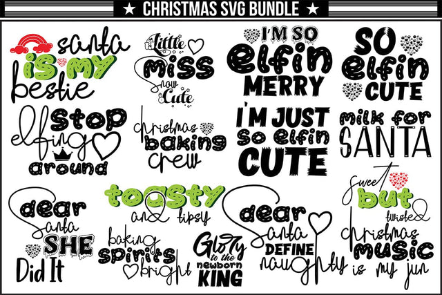 Christmas SVG Bundle,Christmas Sticker SVG orpitasn 