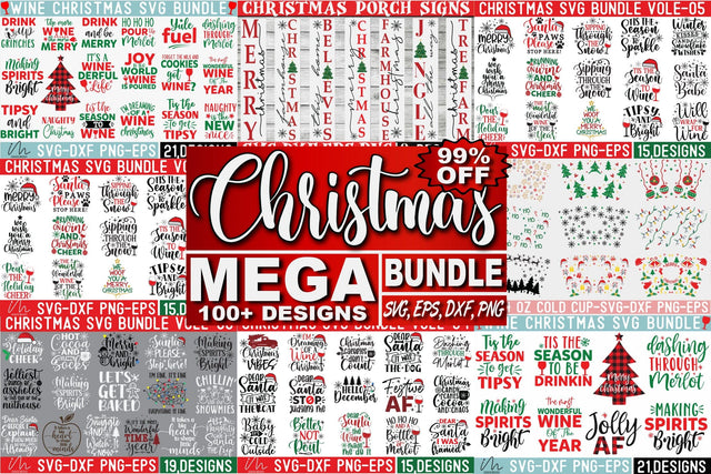 Christmas Svg Mega Bundle, Christmas Ultimate Bundle, Christmas porch Sign, Christmas Tumbler Svg, Christmas t-shirt, Funny Christmas svg, Christmas santa t shirt, Santa svg bundle, Winter svg, Snow svg bundle, Hello December SVG Isabella Machell 