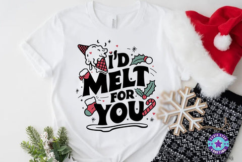 Christmas SVG PNG Bundle, Retro Christmas Sign Set, Christmas Quote t-shirt Design SVG FiveStarCrafting 