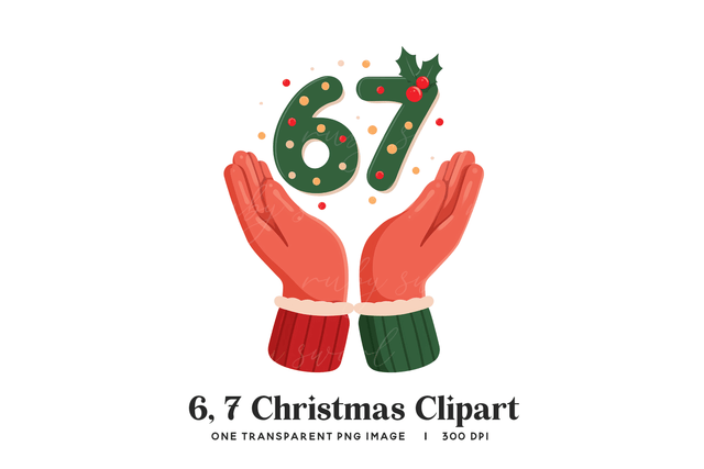 Christmas Sweater Hand 6/7 Clipart PNG - Trending Meme Art Sublimation BijouBay 