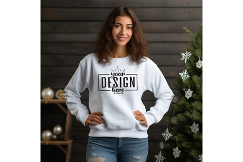 Christmas Sweatshirt Mockups Bundle Vol-01 Mock Up Photo Craftlabsvg24 