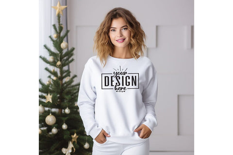Christmas Sweatshirt Mockups Bundle Vol-01 Mock Up Photo Craftlabsvg24 