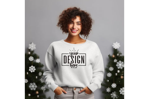 Christmas Sweatshirt Mockups Bundle Vol-02 Mock Up Photo Craftlabsvg24 