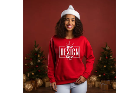Christmas Sweatshirt Mockups Bundle Vol-02 Mock Up Photo Craftlabsvg24 