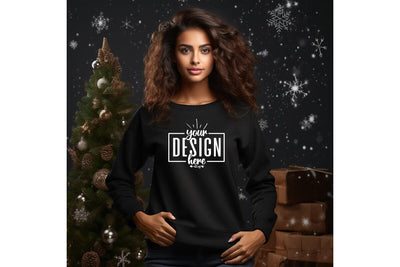 Christmas Sweatshirt Mockups Mock Up Photo Craftlabsvg24 