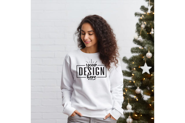 Christmas Sweatshirt Mockups, Mock Up Photo Craftlabsvg24 