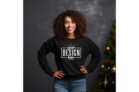 Christmas Sweatshirt Mockups Mock Up Photo Craftlabsvg24 