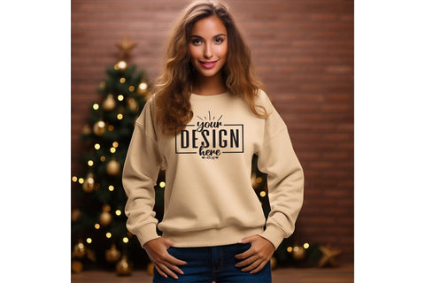 Christmas Sweatshirt Mockups Mock Up Photo Craftlabsvg24 