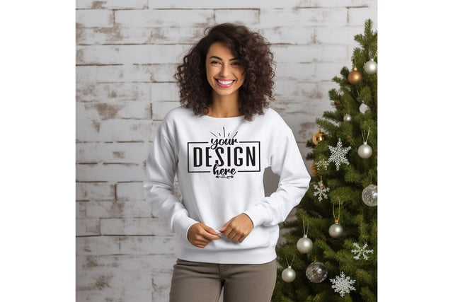 Christmas Sweatshirt Mockups, Mock Up Photo Craftlabsvg24 
