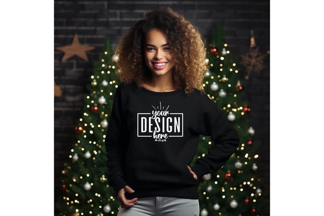 Christmas Sweatshirt Mockups Mock Up Photo Craftlabsvg24 