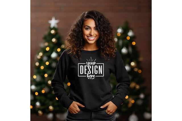 Christmas Sweatshirt Mockups Mock Up Photo Craftlabsvg24 