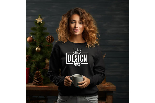 Christmas Sweatshirt Mockups Mock Up Photo Craftlabsvg24 