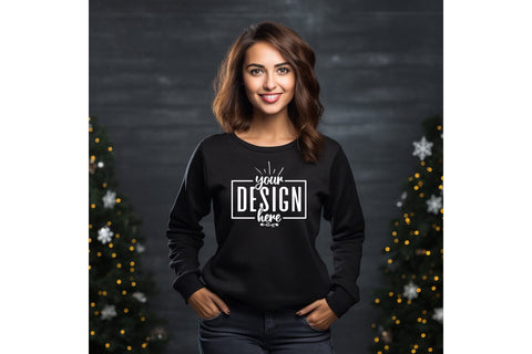 Christmas Sweatshirt Mockups Mock Up Photo Craftlabsvg24 