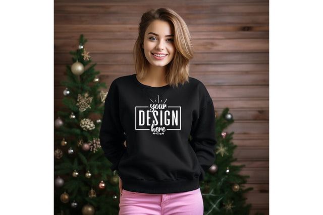 Christmas Sweatshirt Mockups SVG Craftlabsvg24 