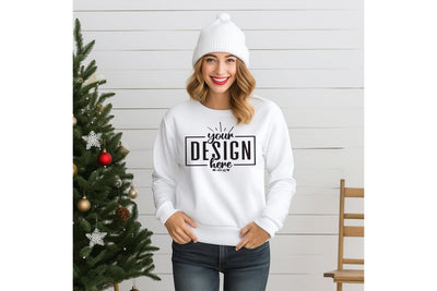 Christmas Sweatshirt Mockups SVG Craftlabsvg24 