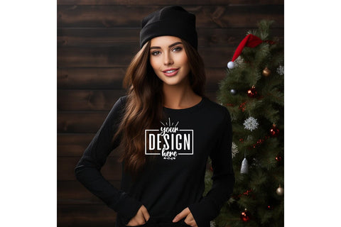 Christmas Sweatshirt Mockups SVG Craftlabsvg24 