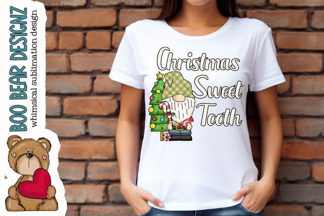 Christmas Sweet Tooth Clipart Sublimation Boo Bear Designz 