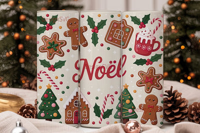 Christmas Sweets 20oz Tumbler Wrap Sublimation DesignSVG 