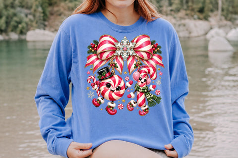 Christmas Sweets Candy Cane PNG Sublimation nirmal108roy 