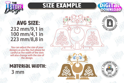 Christmas Swing Decor Laser Cut Bundle | Wooden Figurines | Christmas Shelf Sitter | Merry Christmas SVG The T Store Design 