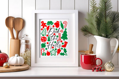 Christmas Symbols Deck the Halls SVG SVG Risa Rocks It 