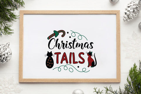 Christmas Tails2 SVG Angelina750 