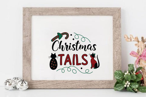 Christmas Tails2 SVG Angelina750 