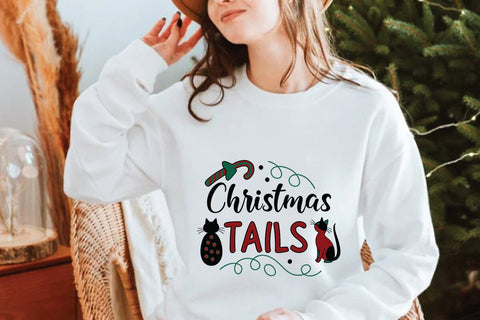 Christmas Tails2 SVG Angelina750 