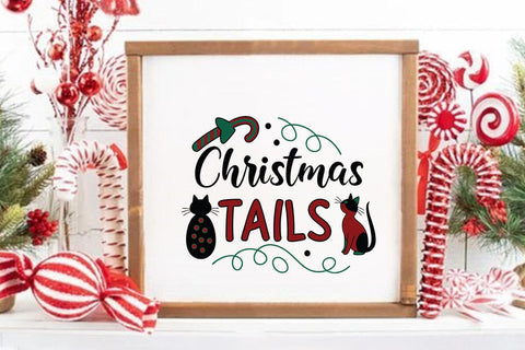 Christmas Tails2 SVG Angelina750 