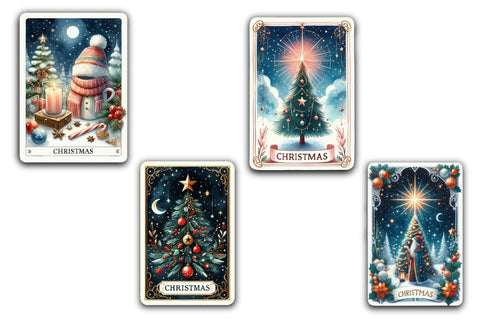 Christmas Tarot Card Sublimation Clipart Sublimation designartist 