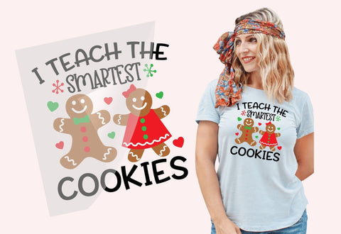 Christmas Teacher DTF Transfer Physical So Fontsy T-Shirt Iron-On Transfer Shop