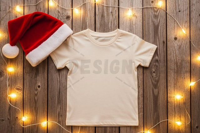Christmas-themed t-shirt mockup Mock Up Photo Designangry 