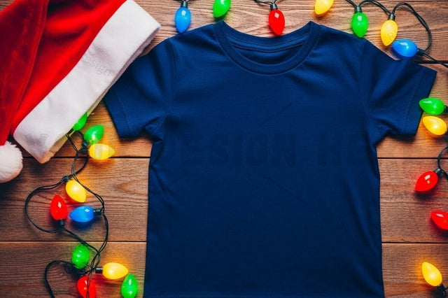 Christmas-themed t-shirt mockup Mock Up Photo Designangry 