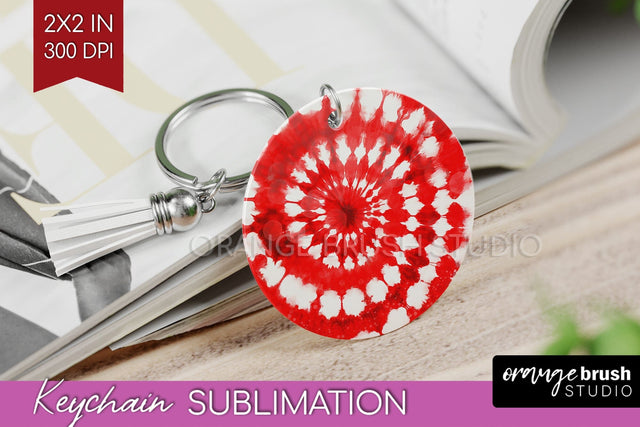 Christmas Tie Dye Keychain Sublimation, Glitter Keychain PNG Sublimation OrangeBrushStudio 