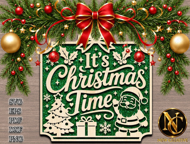 Christmas Time Santa SVG Design SVG designartist 
