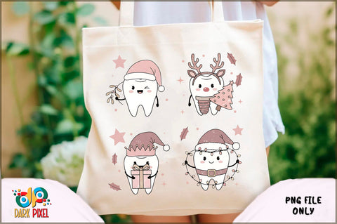 Christmas Tote Bag PNG Bundle Sublimation Shetara Begum 