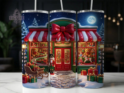Christmas Toy Shop 20oz Tumbler, Christmas Toy Shop, Toy Shop Tumbler, Christmas Toy PNG, Toy Shop PNG, Christmas Shop PNG, Toy Shop Wrap, 20oz Tumbler Wrap Sublimation SvggirlplusArt 
