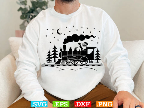 Christmas Train SVG Bundle, Christmas Railroad SVG Creativeart88 