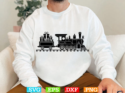 Christmas Train SVG Bundle, Christmas Railroad SVG Creativeart88 