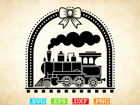 Christmas Train SVG Bundle, Christmas Railroad SVG Creativeart88 