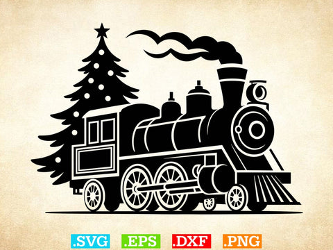 Christmas Train SVG Bundle, Christmas Railroad SVG Creativeart88 
