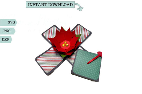 Christmas Treat Box- Exploding Treat Box SVG Sharia Morton Designs 