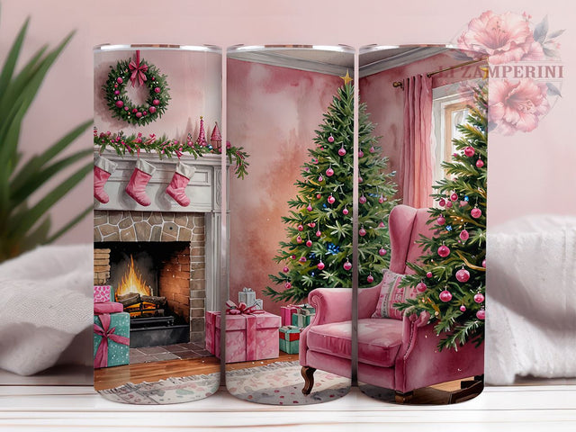 Christmas Tree 20oz Tumbler Wrap PNG, Vintage Christmas Tumbler Png, Straight & Tapered Tumbler Wrap, Instant Digital Download Sublimation Li Zamperini 