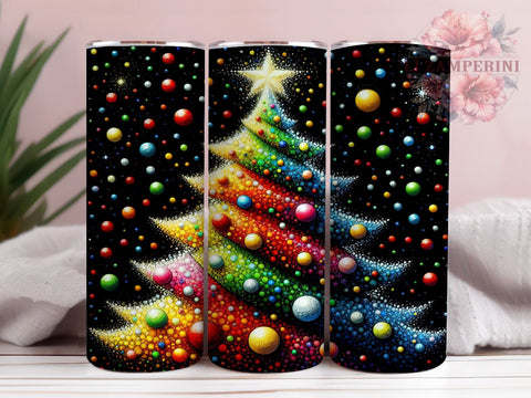 Christmas Tree 20oz Tumbler Wrap PNG, Winter Holidays Tumbler Png, Straight & Tapered Tumbler Wrap, Instant Digital Download Sublimation Li Zamperini 