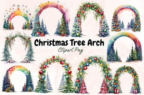 Christmas Tree Arch Sublimation Bundle Sublimation Designangry 