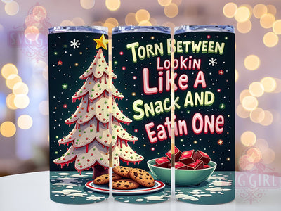 Christmas Tree Cakes Tumbler, Funny Foodie Gift, Snack Humor Design, Holiday Drinkware, Festive Sublimation PNG, Cute Christmas Decor, Whimsical Cake Design Sublimation SvggirlplusArt 