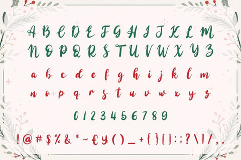 Christmas Tree - Christmas Script Font Font AnningArts Design 
